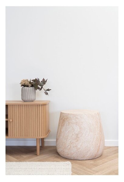Kamenný kulatý zahradní stolek ø 47,5 cm Bonn – House Nordic