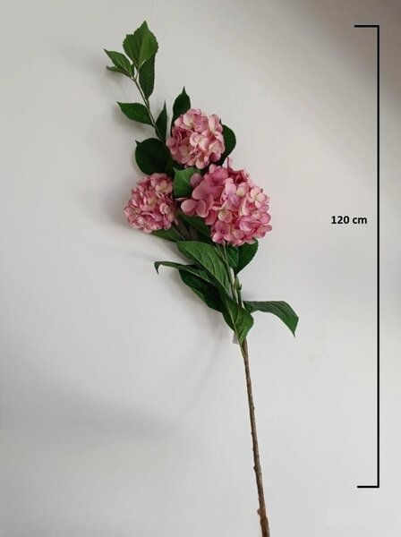 Umělá květina Hortenzie 120 cm, více barev Barva: Fialová SUN646