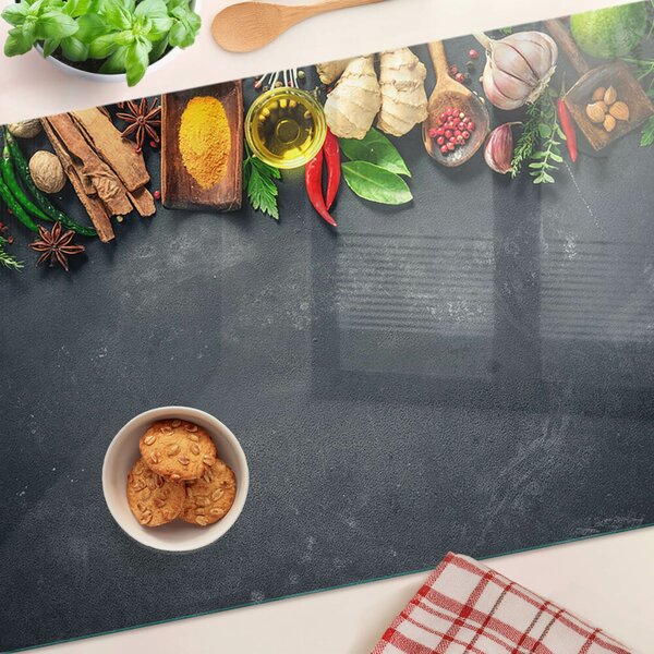Krájecí prkénko skleněné Kuchyňské koření a ingredience ddk-nr-wm-00007111