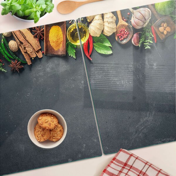 Krájecí prkénko skleněné Kuchyňské koření a ingredience ddk-nr-wm-00007111