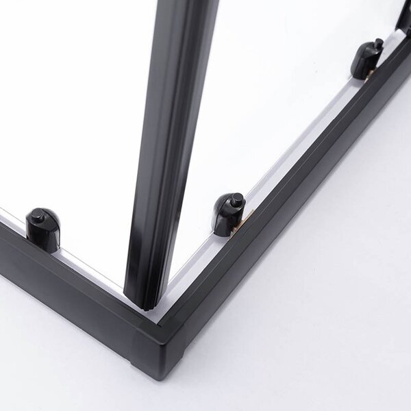 BPS-koupelny Čtvercový sprchový kout BL30B 90x90 černá/transparent + vanička JUKO černá