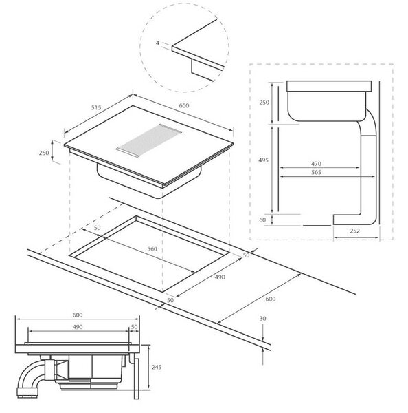Varná deska Haier I-Dual Series 6 HAIH6IESCF