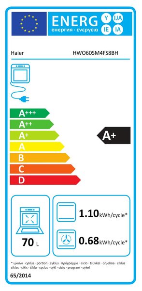 Vestavná trouba HAIER HWO60SM4FS8BH (A)