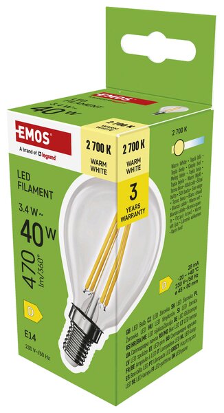 FILAMENTOVÁ LED ŽÁROVKA E14 - Žárovky