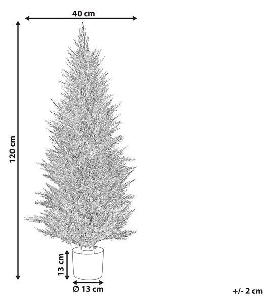 Umělá rostlina CEDAR TREE 120 cm Zelená
