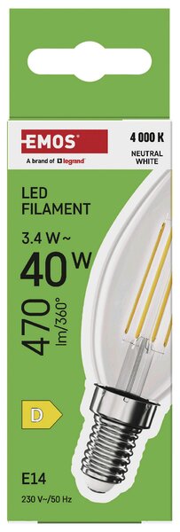 FILAMENTOVÁ LED ŽÁROVKA E14 - Žárovky