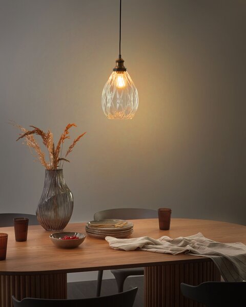 Závěsná lampa COOSA Sklo Průhledná