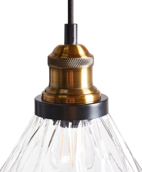 Závěsná lampa COOSA Sklo Průhledná