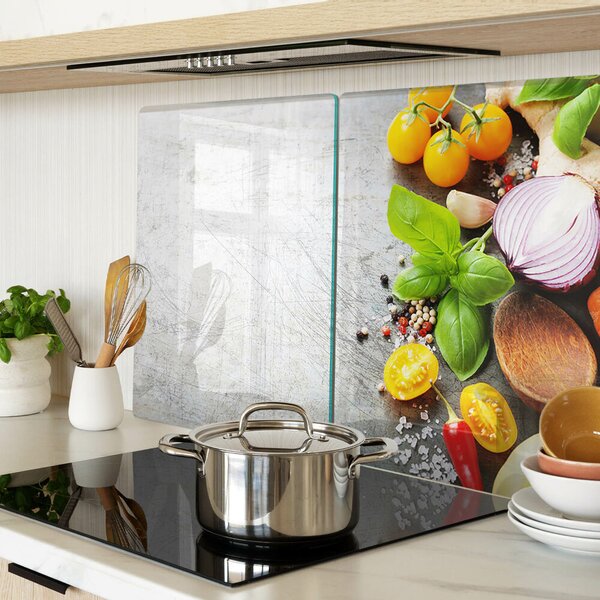 Skleněné krájecí prkénko Kuchyňské ingredience a bylinky ddk-nr-wm-00007155