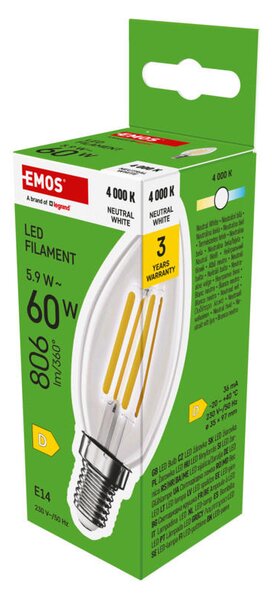 FILAMENTOVÁ LED ŽÁROVKA E14 - Žárovky