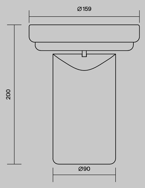 Stolní nabíjecí lampa Topo 2700K 5W MOD508TL-L5BK - MAYTONI