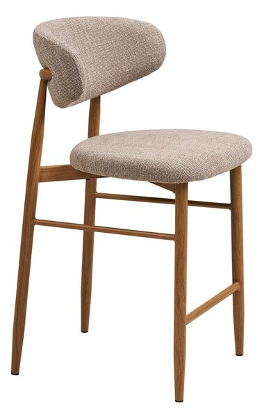 Béžová/v přírodní barvě čalouněná barová židle (výška sedáku 65 cm) Levanto – House Nordic