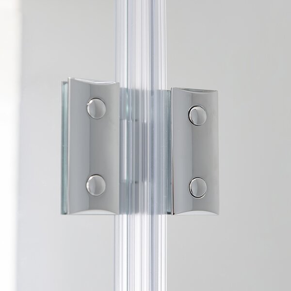 BPS-koupelny Čtvrtkruhový sprchový kout KZ92A 80x80 chrom/transparent - bez vaničky