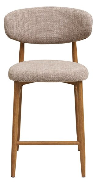 Béžová/v přírodní barvě čalouněná barová židle (výška sedáku 65 cm) Levanto – House Nordic