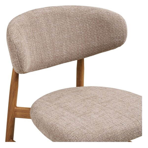 Béžová/v přírodní barvě čalouněná barová židle (výška sedáku 65 cm) Levanto – House Nordic