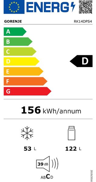 Lednice Gorenje RK14DPS4 (D)
