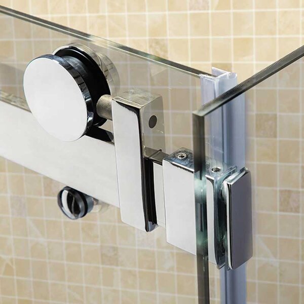 BPS-koupelny Obdélníkový sprchový kout KZ202B 110x90 chrom/transparent + vanička ST04B BL černá