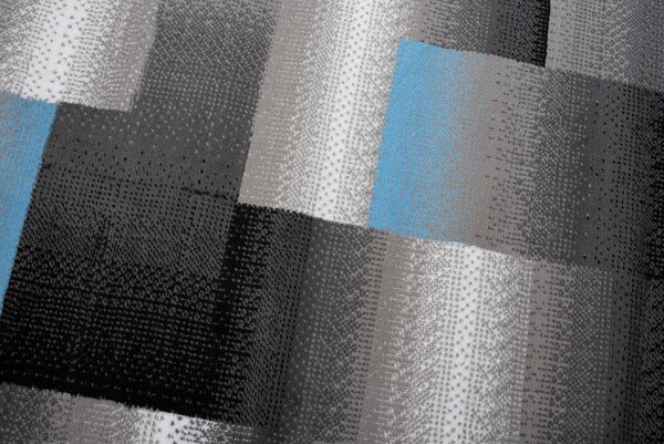 Makro Abra Kusový koberec moderní MAYA Z904A šedý modrý Rozměr: 80x150 cm