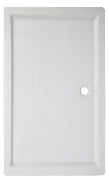 BPS-koupelny Obdélníkový sprchový kout KZ12B BL 100x80 černý/transparent + vanička SXL03C WH bílá