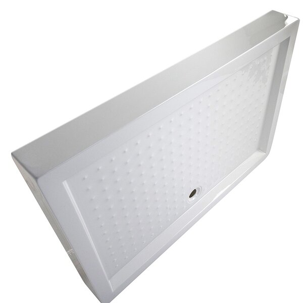 BPS-koupelny Obdélníkový sprchový kout KZ12B BL 100x80 černý/transparent + vanička SXL03C WH bílá