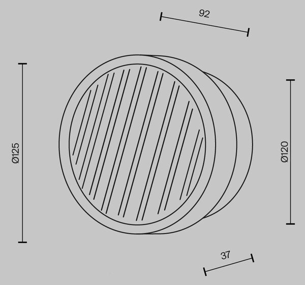 Nástěnné svítidlo Olo 6W MOD493WL-L6BSK1 - MAYTONI