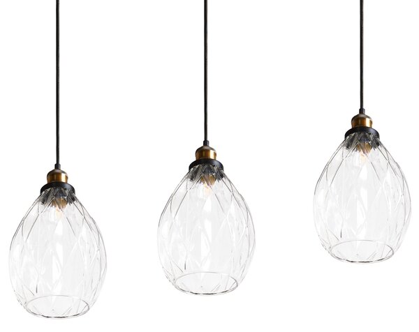 Závěsná lampa COOSA Sklo Průhledná