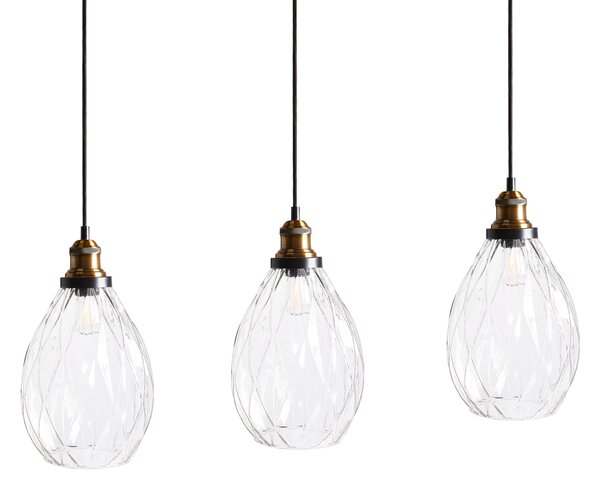 Závěsná lampa COOSA Sklo Průhledná