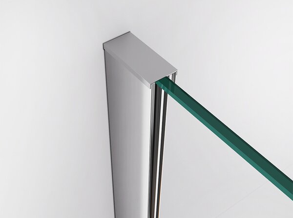 BPS-koupelny Obdélníkový sprchový kout KZ02B BL 100x80 chrom/transparent + vanička ST03A černá