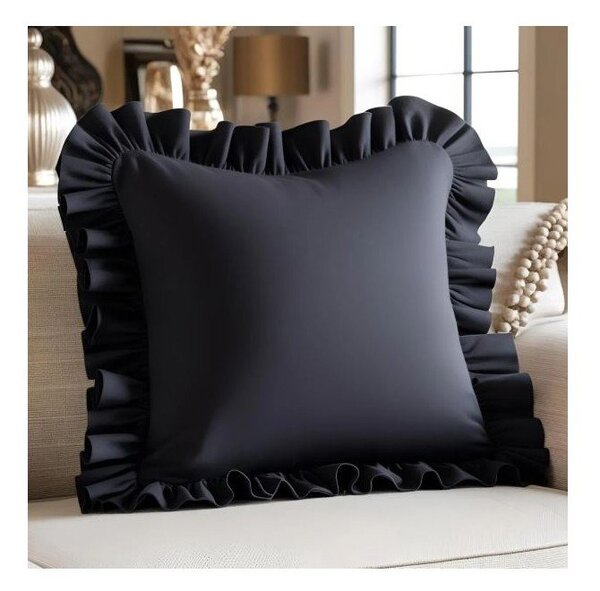 Povlak na polštář s příměsí bavlny 40x40 cm Ruffled – Mila Home