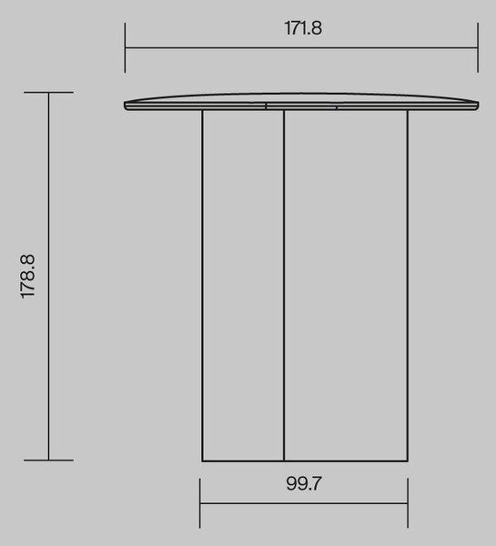Stolní nabíjecí lampa ASYM 2700K 2W MOD510TL-L1,5BGK - MAYTONI