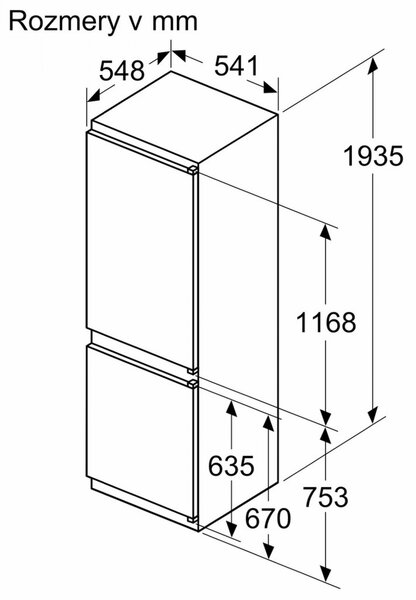 Vestavná chladnička SIEMENS KI96NNSE0 iQ100 (E)