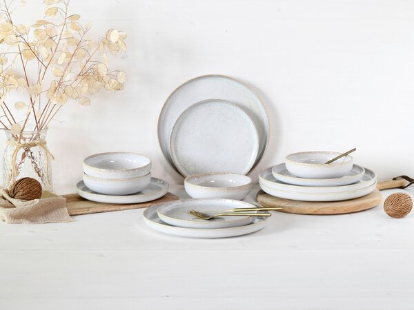 JÍDELNÍ SOUPRAVA 12dílnékamenina Creatable - Online Only nádobí, Online Only