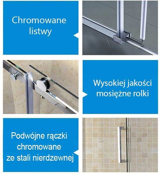 BPS-koupelny Obdélníkový sprchový kout ZES KZ203B 110x80 chrom/transparent - bez vaničky