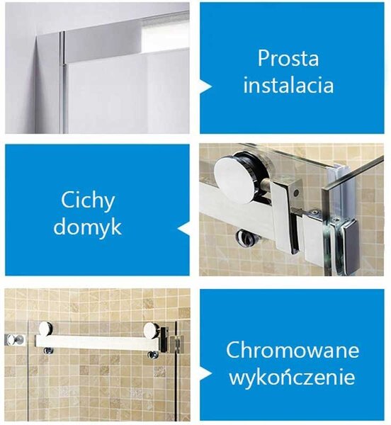 BPS-koupelny Obdélníkový sprchový kout ZES KZ203B 110x80 chrom/transparent - bez vaničky