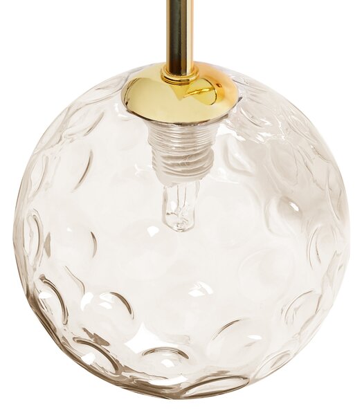 Sada 2 nástěnných lamp ANADYR Sklo Béžová