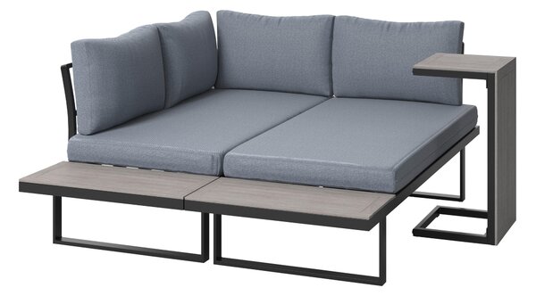 TERASOVÁ SEDACÍ SOUPRAVA kov, plast, textil Ambia Garden