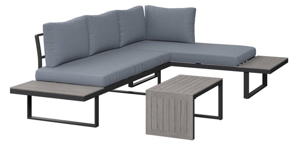 TERASOVÁ SEDACÍ SOUPRAVA kov, plast, textil Ambia Garden