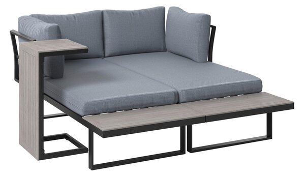 TERASOVÁ SEDACÍ SOUPRAVA kov, plast, textil Ambia Garden