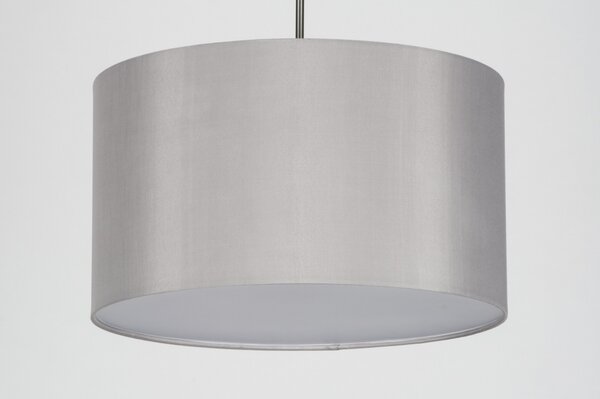 Závěsné designové svítido do obýváku Mombasa Silver Grey (LMD)