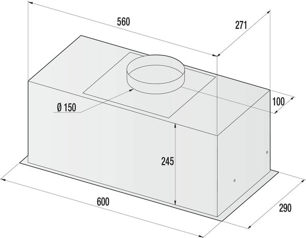 Digestoř GORENJE BHI633EB (B)