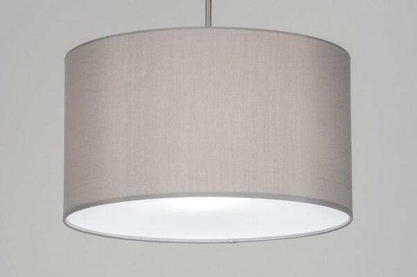 Závěsné designové svítido do obýváku Mombasa Silver Grey (LMD)