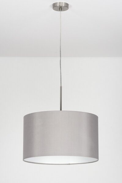 Závěsné designové svítido do obýváku Mombasa Silver Grey (LMD)