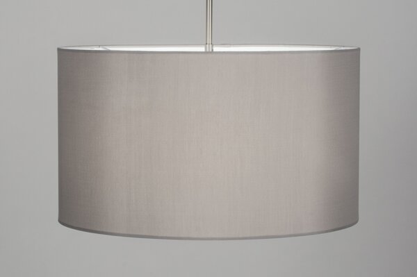 Závěsné designové svítido do obýváku Mombasa Silver Grey (LMD)