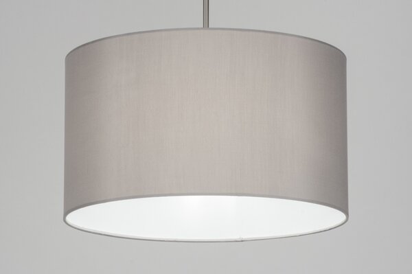 Závěsné designové svítido do obýváku Mombasa Silver Grey (LMD)