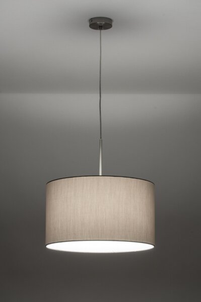 Závěsné designové svítido do obýváku Mombasa Silver Grey (LMD)