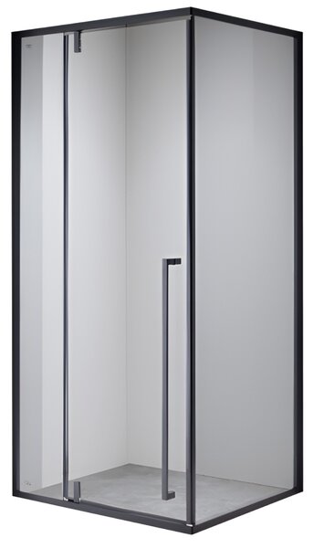 BPS-koupelny Obdélníkový sprchový kout BS16AS 100x90 černá/transparent - bez vaničky