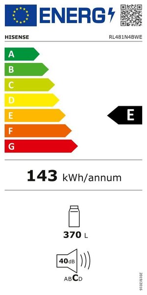 Chladnička HISENSE RL481N4BWE (E)