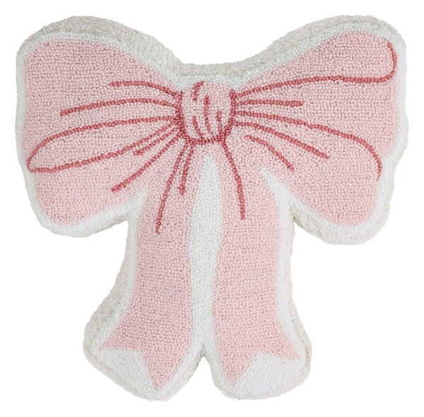 Dekorační polštář z materiálu bouclé 43x45 cm Bow – Catherine Lansfield