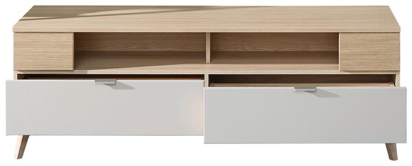 KOMODA POD TELEVIZI, barvy dubu, kašmírová, 160/56/44 cm Stylife - TV stolky & komody pod TV