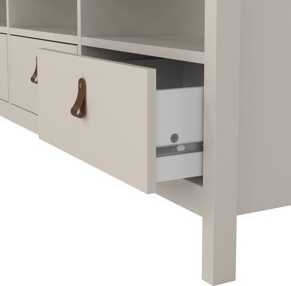 Šedobéžový TV stolek 151x54x38 cm Madrid – Tvilum
